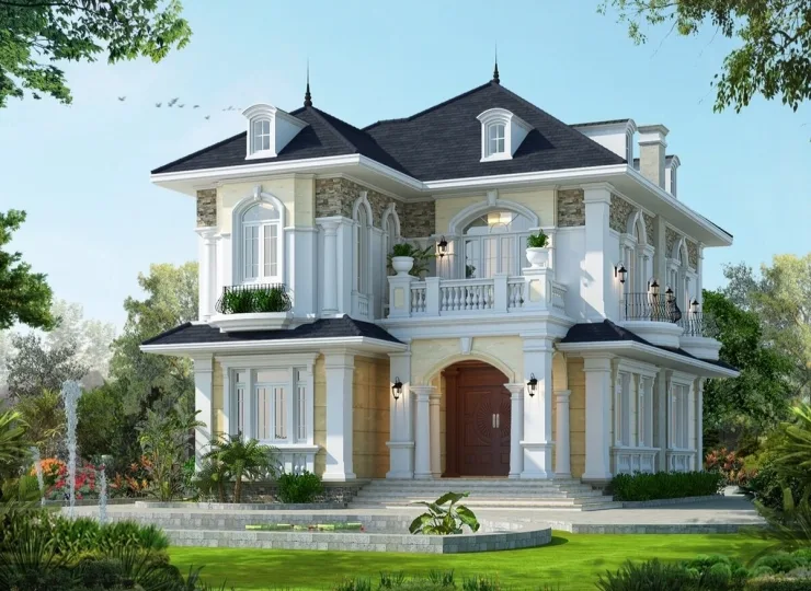 Biệt thự cổ điển – Vẻ đẹp sang trọng, trường tồn với thời gian